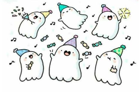 Ghosts Drawing, Ghost Doodles, Ghost Doodle, Funny Ghosts, Ghost Drawing, Ghost Party, Create This Book, Ghost Images, Ghost Tattoo