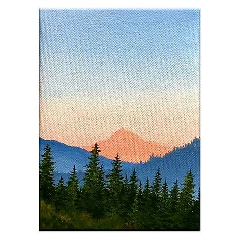 Mountain and Pine Tree Acrylic Painting | artist, Pinus, art, art of painting | Mountain and Pine Tree Acrylic Painting #art #artist #artwork #acrylic #painting #eldrawingarts #acrylicpainting #mountainpainting | By El Drawing Arts | Facebook Mountains Easy Painting, Easy Mountain Painting Simple, Mountains And Trees Painting, Mountains Painting Easy, Painting Mountains Easy, Cottagecore Painting Easy, Painted Mountains Easy, Mountain Painting Easy, Simple Mountain Painting