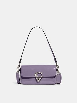 Core Clothes, Leather Studio, Studio Bag, Light Violet, Purple Bag, Baguette Bag, Across Body Bag, Bag Light, Designer Shoulder Bags