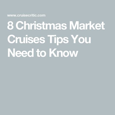 8 Christmas Market Cruises Tips You Need to Know Copenhagen Market, European Christmas, Christmas Cruises, Cruise Planning, Christmas Markets Europe, Tivoli Gardens, Old Town Square, Best Cruise, River Cruise