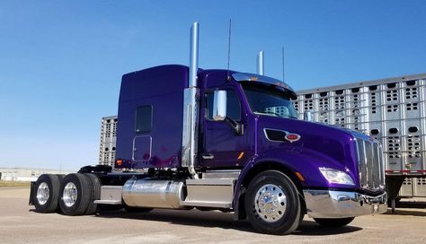 Peterbilt of Sioux Falls, South Dakota | A sharp looking 579 heading out on Monday! #579 #peterbilt #ultra #violet #purple #peterbiltofsiouxfalls | Instagram Sioux Falls South Dakota, Violet Purple, Sioux Falls, Peterbilt, Sioux, South Dakota, Ultra Violet, Instagram A, Violet