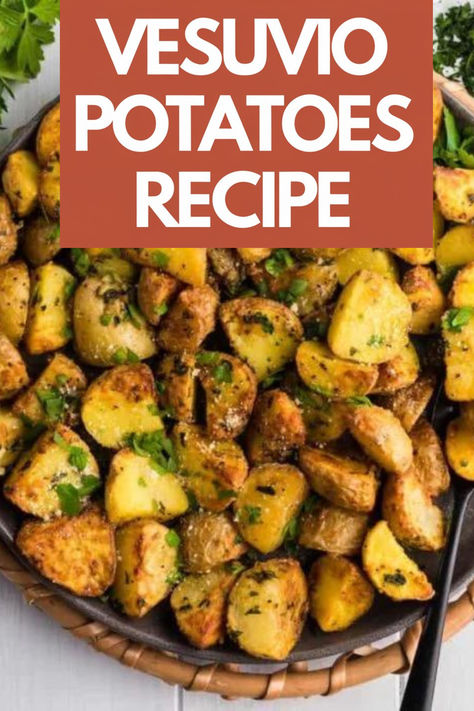 Discover the ultimate Vesuvio Potatoes recipe! Golden, crispy on the outside and tender on the inside, these flavorful potatoes are seasoned to perfection. Perfect as a side dish for any meal or holiday gathering. Save this easy recipe and bring deliciousness to your table! 🥔✨ #VesuvioPotatoes #SideDish #EasyRecipe #CrispyPotatoes Vesuvio Potatoes, Air Fryer Thanksgiving, Recipes For Side Dishes, Gluten Free Potatoes, Thanksgiving Side, Baby Potatoes, Crispy Potatoes, Potatoes Recipe, Thanksgiving Side Dishes