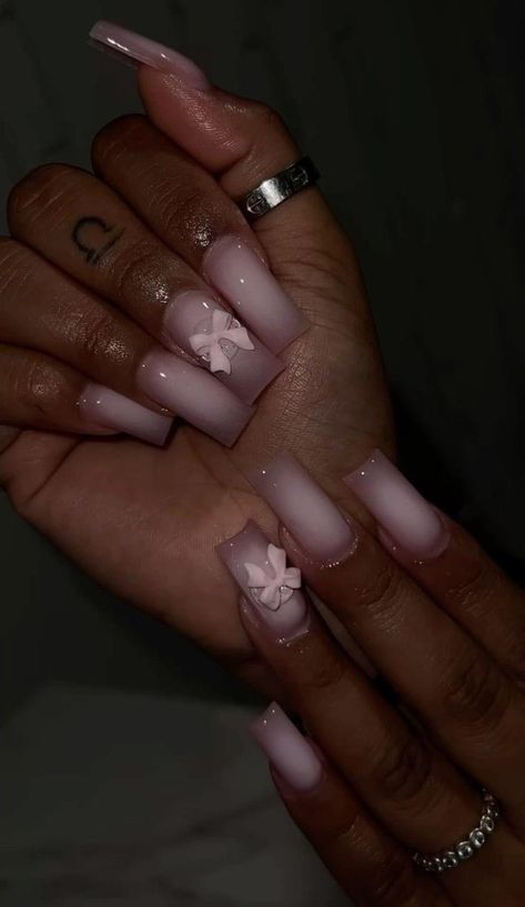 Nails Rosa, French Press On Nails, Hard Nails, Colored Acrylic Nails, Girly Acrylic Nails, Short Square Acrylic Nails, Exotic Nails, Acrylic Nails Coffin Pink, Long Square Acrylic Nails