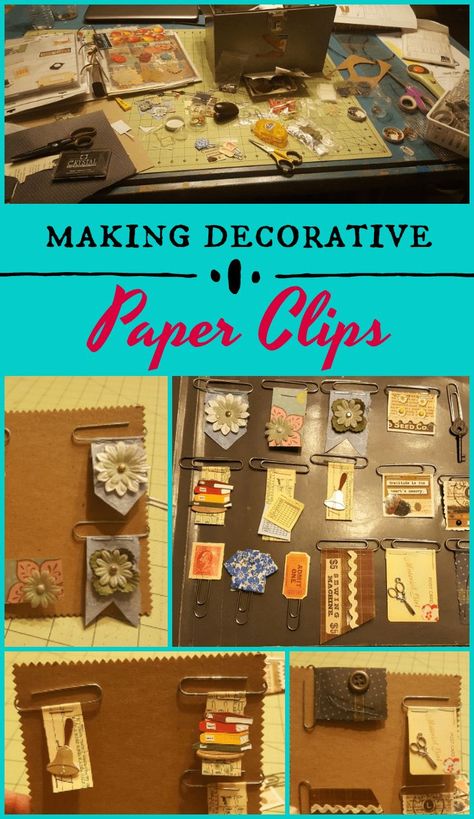 Paper Clips Diy, Paperclip Crafts, Binder Paper, Paper Clip Art, Pinterest Challenge, Card Embellishments, Easy Arts And Crafts, Glue Book, Once A Month