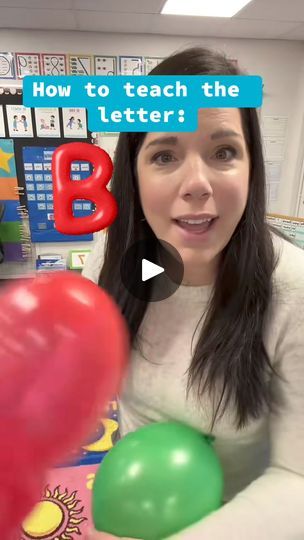 6.7K views · 277 reactions | Explore how we teach the letter B in our preschool class! First, we explicitly teach its recogn | Explore how we teach the letter B in our preschool class! First, we explicitly teach its recognition, sound, and handwriting using the Handwriting... | By Preschool Vibes | Teach your child the letter B.
This is my favorite interactive activity when I'm teaching my
preschoolers the letter B. So we have our bat and our ball
and every student is going to get a chance after we've
learned the letter. They're going to get the bat and I'm
going to toss them the ball. Before I toss it they have to
say B says and I toss it. B says B says here's my letter
wall. So first we're going to talk about how the capital
letter B is made. It's made with one big line and two
little cu Letter B Activities For Kindergarten, Letter B Preschool Activities, Letter B Crafts For Preschoolers, Letter B Activities For Preschool, Letter B Preschool, Preschool Vibes, Letter B Activities, Phonic Games, Preschool Fine Motor Skills