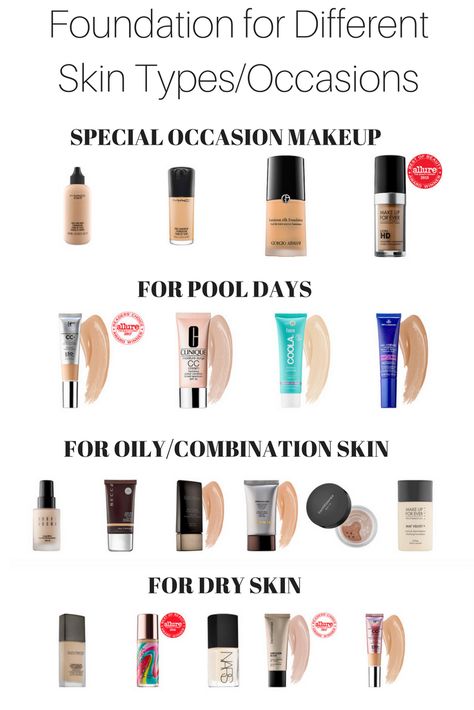 Foundation for different skin types and occasions | Why I Wear Different Foundations | www.simplystine.com Special Occasion Makeup, How To Grow Eyebrows, Anti Aging Oils, Younger Looking Skin, Face Scrub, Nyx Cosmetics, Combination Skin, All Skin Types, Oily Skin