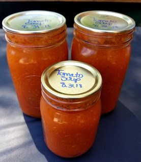 Homemade Tomato Soup With Fresh Tomatoes For Canning, Tomato Soup With Fresh Tomatoes Canning, Tomato Basil Soup Canning Recipe, Soup Recipes For Canning, Recipes For Blender, Tomato Soup Canning Recipe, Vegetables Soup Recipes, Tomato Soup Canning, Canning Vegetable Soup