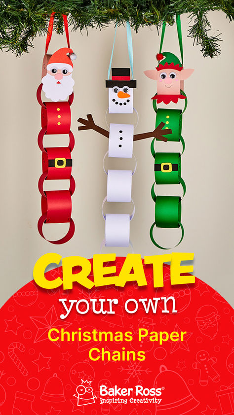 Calling all crafty parents and little elves! Are you ready to create cute and colourful Christmas decorations to last for years to come? These paper chains are a fun and easy way to brighten up your home for the festive season!

#christmascrafts #paperchains #kidscrafts Christmas Crafts At Home For Kids, Ks2 Christmas Craft Ideas, Christmas Craft Year 1, Fun Christmas Arts And Crafts For Kids, Christmas Decor Ideas Diy Kids Paper, Holiday Christmas Crafts For Kids, Christmas Crafts For Kids With Paper, Kids Christmas Diy Crafts, Christmas Ks1 Activities