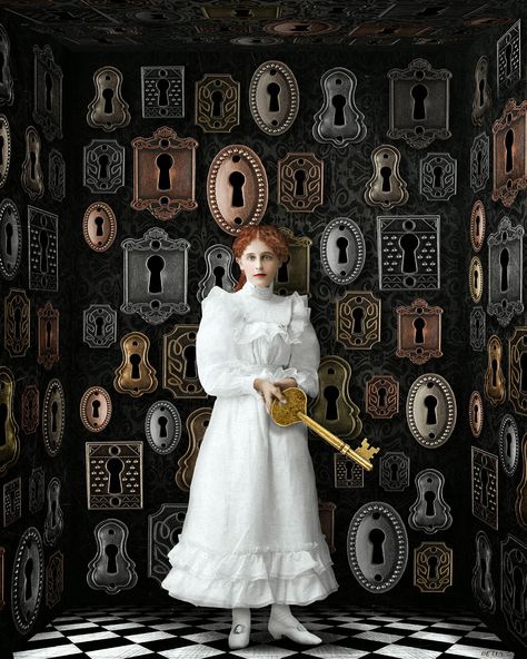 'So many locks' , made by: Beth Conklin Christian Schloe, Arte Peculiar, Alex Colville, Henry Miller, Paul Gauguin, Gcse Art, Here On Earth, Pop Surrealism, Gustav Klimt