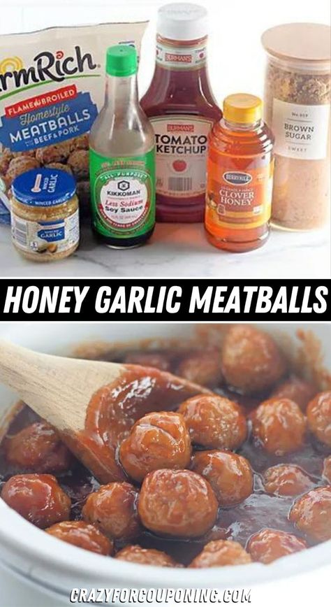 Delight your taste buds with these irresistible Honey Garlic Meatballs! 🍯✨ Perfectly glazed in a sweet and savory sauce, these appetizers are a crowd-pleaser for any occasion. Easy to make, bursting with flavor, and guaranteed to vanish from the plate. Elevate your party or weeknight dinner with this delicious recipe that will have everyone asking for more! 🍽️😋 #AppetizerRecipe #HoneyGarlicMeatballs #DeliciousBites #EasyCooking Honey Garlic Meatball Sauce, Meatball Sauce Recipes, Meatballs Appetizer, Honey Garlic Meatballs, Garlic Meatballs, Meatball Sauce, Honey Garlic, Sweet And Savory, Perfect Party