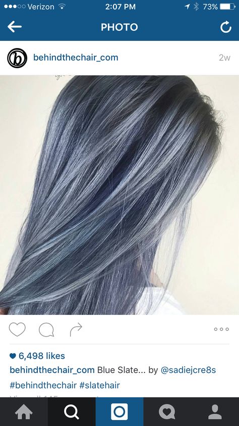 Contraste medio Bluish Grey Hair Color, Bluish Silver Hair, Bluish Gray Hair, Blue Gray Hair Color, Gray Blue Hair, Blue Gray Hair, Blue Silver Hair, Denim Blue Hair, Silver Blue Hair