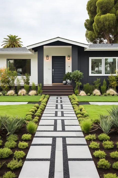 Driveway Ideas, Black Houses, Driveway, Quick Saves, Black