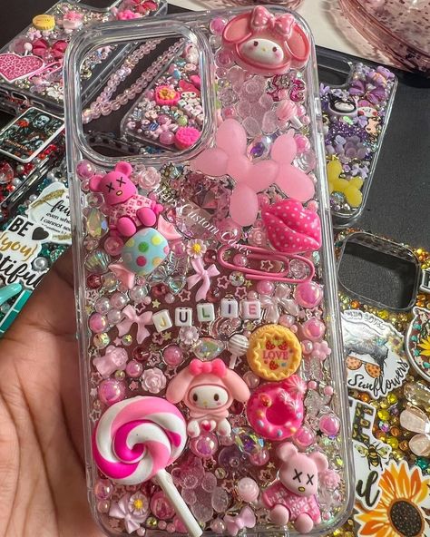 Junk Phone Cases that comes in flavors🔥 . . . Comment what’s your fav below. #junkcase #junkphonecase #blingcase #junkcases #marscustomcases #blingy #pinkcase #purplecase Phone Junk Case, Pink Junk Phone Case, Iphone Junk Case, Phone Cases Diy Homemade, Junk Phone Case Ideas, Junk Case Ideas, Junk Phone Case, Bling Phone Cases Diy, Diy Cases