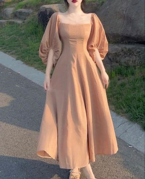 Hi Friends Some Surprise able Thing is waiting for you Simple Frock Design, Simple Frocks, Modest Dresses Casual, Cute Dress Outfits, Women Dresses Classy, Fancy Dresses Long, Trendy Dress Outfits, Korean Fashion Dress, Designer Dresses Casual