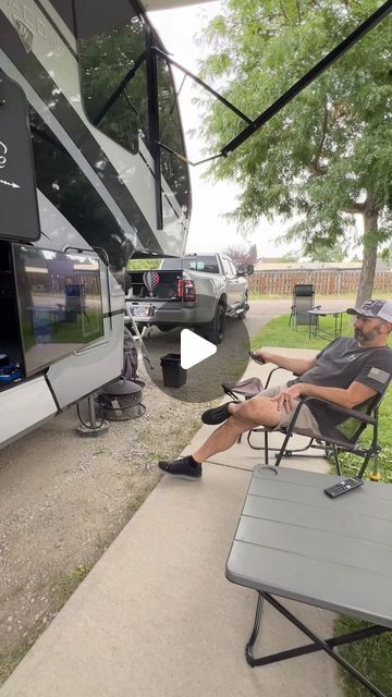 Brian & Teresa| Travel Couple| Empty Nest RVers on Instagram: "Take it up a notch… ⬇️⬇️⬇️  As full time RVers, we enjoy sitting outside and watching a game, movie or RV related YouTube. And we’ve tried out some TV mounts. And none have come close to the quality and maneuverability than this one by Morryde.  *Disclaimer- we are not affiliated with Morryde we simply love their products and customer service. And they offer many different TV mounts for RV’s if this one isn’t for you.*  Why we chose this TV mount for our RV. 👉🏻Easily mounted into the RV cargo area. 👉🏻Locks into place, closed and open. 👉🏻Extends 35” for better viewing. 👉🏻Swivels 120 degrees, allowing for different patio locations and better viewing. 👉🏻50lb capacity. 👉🏻Heavy duty.  We have had this installed for a yea Outdoor Tv Area, Outdoor Tv Setup, Outdoor Tv Stand, Outdoor Tv Mount, Outdoor Tv Enclosure, Outdoor Tv Cabinet, Tv Enclosure, Rv Tv, Tv Mounted