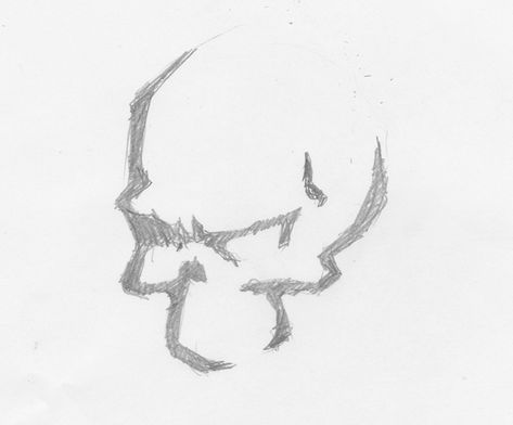 skull-example-pixel-77-complete-guide-to-draw-skulls-illustrator Simple Skull Drawing, Draw A Skull, Easy Skull Drawings, Grand Theft Auto Artwork, Gangster Drawings, Skull Drawings, Start Sketching, Drawing Cartoon Faces, Chicano Drawings