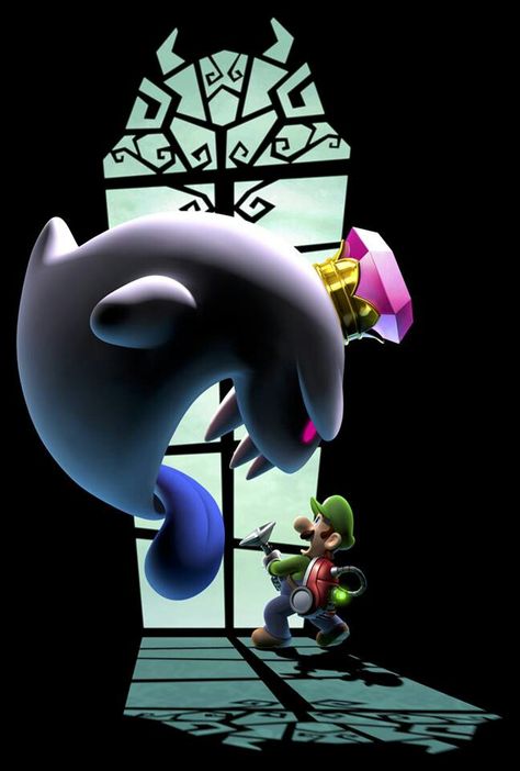 Luigi's mansion: Dark Moon- I love this wallpaper King Boo Wallpaper, Luigi's Mansion Art, King Boo Mario, Boo Wallpaper, Luigi's Mansion Dark Moon, Luigi Mansion, Luigi's Mansion 3, Mario Video Game, Mario Y Luigi