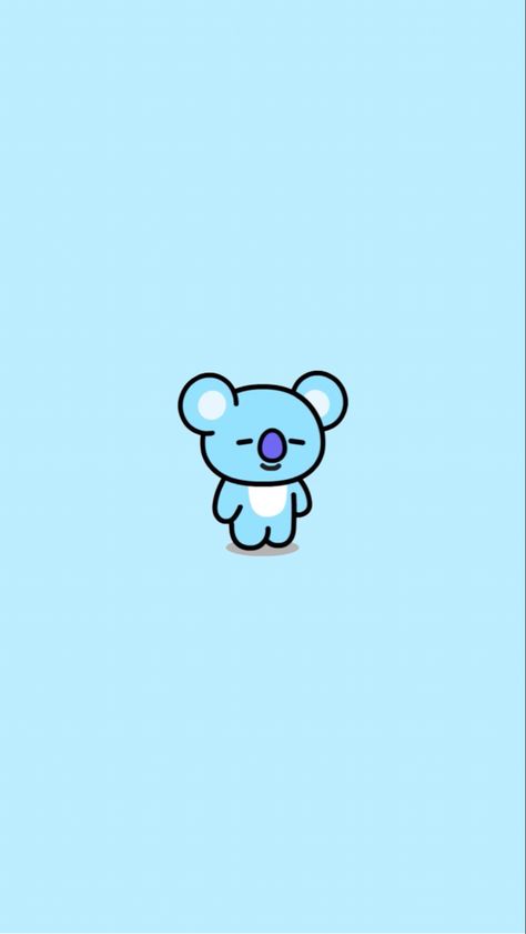 Made by Kiki Bt21 Koya Wallpaper, Koya Bt21 Wallpaper, Koya Wallpaper, Koya Bt21, Book Cover Artwork, Abstract Art Paintings Acrylics, Cute Blue Wallpaper, Mushroom Drawing, Text Frame