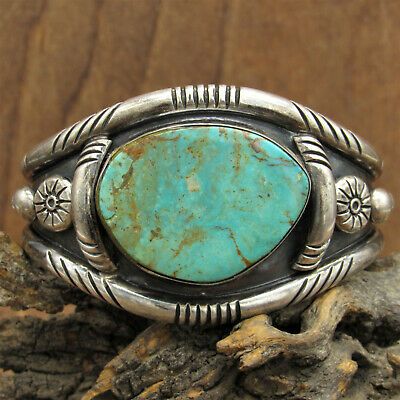 Vintage Turquoise Sterling Silver Bracelet, Fancy Objects, Vintage Turquoise Ring Navajo, Southwest Jewelry Navajo Silver Cuff Bracelets, Southwestern Turquoise Inlay Sterling Silver Bracelet, Vintage Navajo Jewelry Stone, Native American Bracelets, Vintage Native American Jewelry, American Indian Jewelry