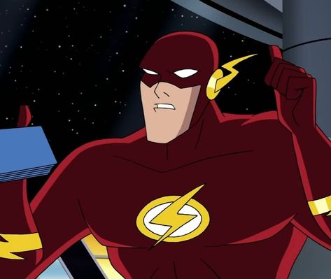 Wally West Justice League Unlimited, Flash Astethic, Wally West Justice League, Flash Family, Justice League Animated, Dc Animated, Red Icons, Flash Animation, Justice League Unlimited