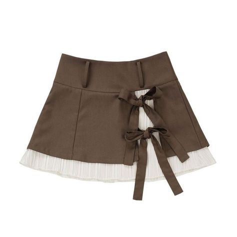 Layered Mini Skirt, Skirt Details, Brown Skirt, Fishtail Skirt, Skirt Suit Set, 가을 패션, Suit Set, Dream Clothes, Skirt Suit