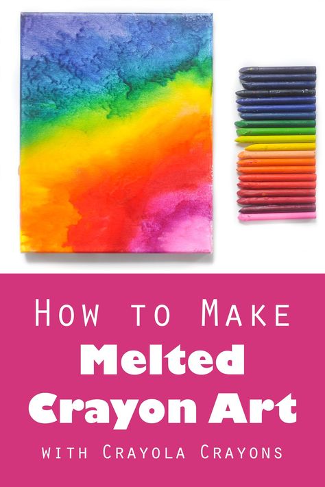 How to Make Melted Crayon Art | Jenny's Crayon Collection