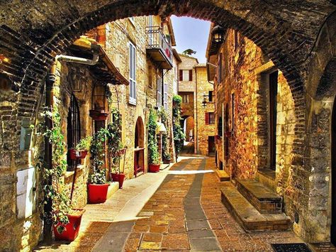 Assisi, Italy Vila Medieval, Assisi Italy, Perugia Italy, Travel Locations, Italy Photo, Incredible Places, Umbria, Places Around The World, Vacation Spots