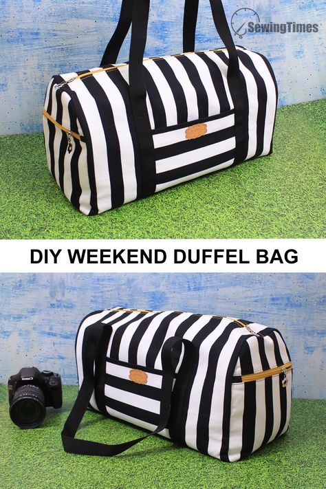 Duffel Bag Pattern, Weekender Bag Pattern, Duffle Bag Patterns, Diy Sy, Bags Crochet, Diy Bag Designs, Bag Pattern Free, Diy Bags Purses, Sac Week End