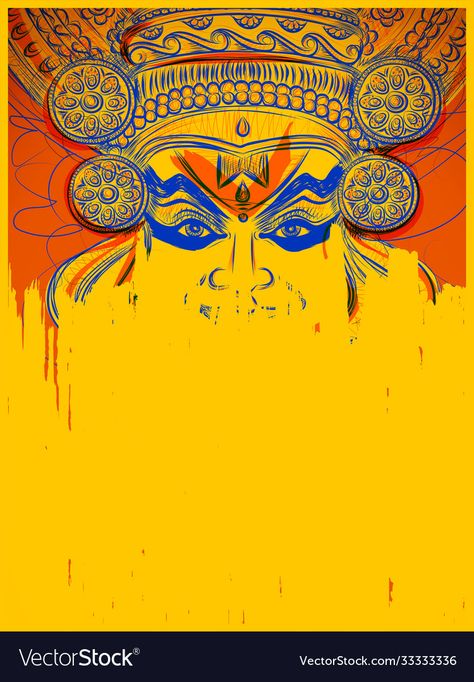 Onam Aesthetic Poster, South India Illustration Art, Sfi Kerala Poster Background, Onam Poster Baground, Onam Card Ideas, Pooram Festival Background, Onam Png Images, Kalolsavam Poster Background, Theyyam Background