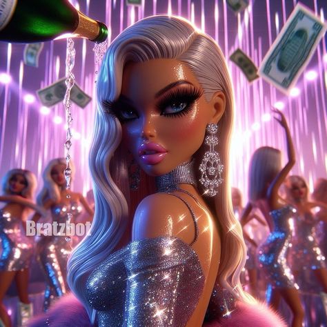 When the income tax return hits 💕 Bratz Art, Brat Doll, Girls Power, Disney Princess Makeover, Bad Barbie, Barbie Model, Income Tax Return, Cute Animal Clipart, Barbie Fashionista