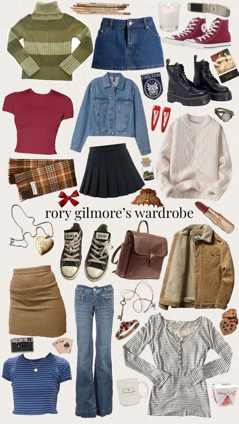 Outfits With Skirts For Fall, Art School Outfits Aesthetic, Rory Gilmore Corduroy Jacket, Denim Winter Jacket Outfit, Dory Gilmore Outfits, Modern Rory Gilmore Outfits, Rory Fall Outfits, Dressing Like Rory Gilmore, Rory Gilmore Turtleneck