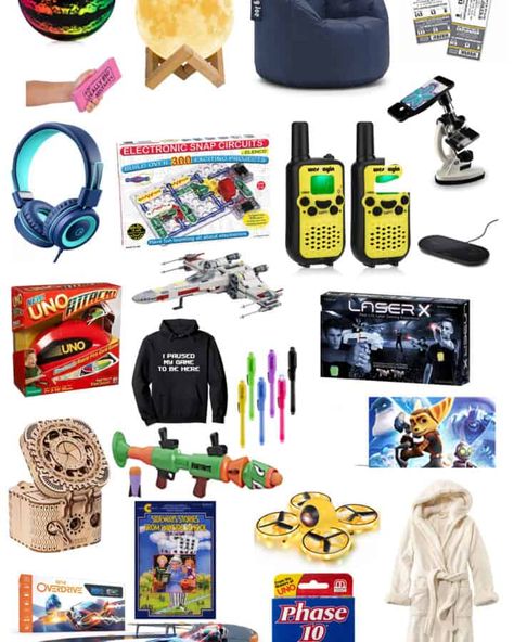 Gift Ideas For Boys 8-12, Best Gifts For Boys, Presents For Boys, Gifts For Teen Boys, Real Moms, Christmas Gifts For Boys, Old Christmas, 12th Birthday, Birthday Gifts For Boys