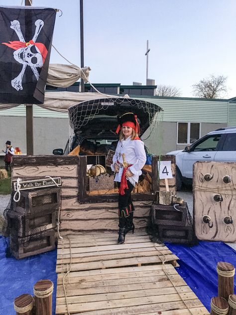 Trunk Or Treat Ideas Pirates, Pirates Trunk Or Treat, Treasure Trunk Or Treat, One Piece Trunk Or Treat, Diy Pirate Ship Trunk Or Treat, Pirates Of The Caribbean Trunk Or Treat Ideas, Pirates Trunk Or Treat Ideas, Pirate Trunk Or Treat Ideas For Trucks, Pirate Ship Trunk Or Treat Ideas