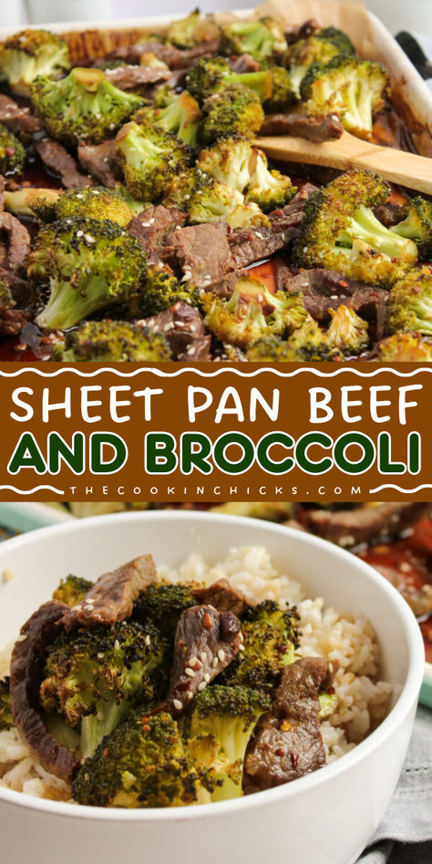 Looking for an easy and delicious meal idea? This sheet pan beef and broccoli recipe is the perfect solution! With just a few simple ingredients and minimal clean-up, you can have a flavorful and nutritious dish on the table in no time. Sheet Pan Steak Dinners, Beef And Broccoli Oven, Beef Sheet Pan Dinner, Sheet Pan Beef And Broccoli, Sheet Pan Beef, Healthy Beef And Broccoli, Beef And Broccoli Recipe, Broccoli Quinoa, Steak And Broccoli