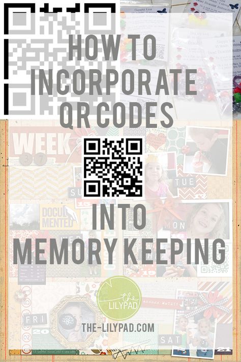 Digital Scrapbooking Tutorial: How to Incorporate QR Codes into Memory Keeping Digital Memory Keeping, Photo Memory Book Ideas, Qr Code Gift Ideas, Digital Memory Book, Memory Keeping Journal, Organizing Photos, Scrapbooking Tutorial, Photo Book Inspiration, Family Yearbook