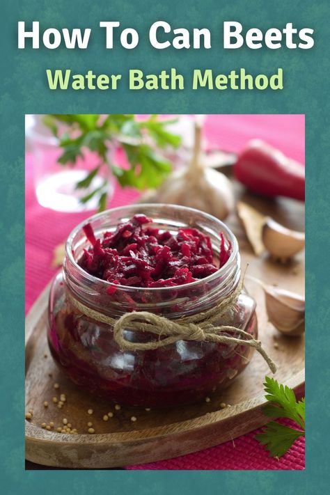 An easy-to-follow guide for pickling and canning beets at home using the water-bath canning method and a simple vinegar brine recipe. #beets #prepping #homesteading How To Can Beets In Water Bath, Canning Harvard Beets Recipes, Canning Beets Plain Water Bath, Canning Beets Recipes Water Bath, Canning Beets Water Bath, Harvard Beets Canning Recipe, Canning Beets Recipes, Beet Canning, Sweet Beets Recipe