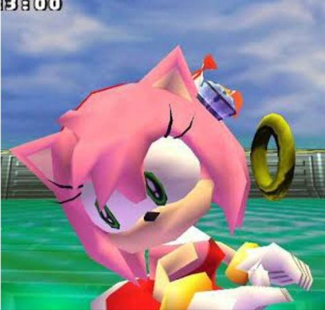 Amy Rose Sonic Adventure, Amy Rose Pfp Y2k, Amy Rose Pfp, Rosé Core, Sonic Adventure 2, Amy The Hedgehog, Sonic And Amy, Sonic Funny, Rose Icon