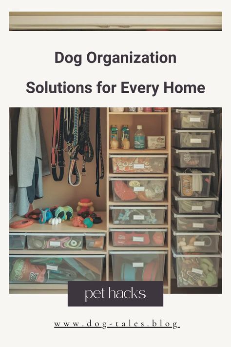 Organizing dog supplies doesn’t have to be a challenge. Discover fun and practical dog supplies storage hacks to tidy up with ease. 🐶 Pin this now and try it out! Organize Dog Stuff, Pet Supply Organization, Dog Supplies Storage, Stylish Storage Ideas, Dog Closet, Pet Supplies Organization, Dog Bedroom, Dog Organization, Pet Storage