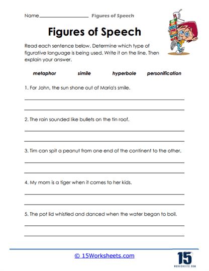 Figure Of Speech Worksheet, Apostrophe Examples, Speech Worksheets, Figures Of Speech, Holiday Science, Kindergarten Social Studies, Crayola Coloring Pages, Literary Analysis, Speech Activities