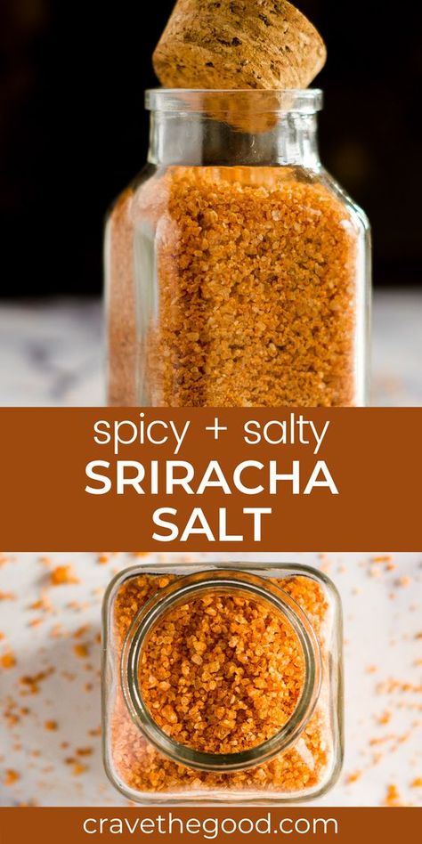 Salt Mix Recipes, Sriracha Seasoning Recipes, Bacon Salt Recipe, How To Make Flavored Salt, Salt Recipes Flavored, Herb Salts Diy, Flavored Salts Recipes Homemade, Diy Flavored Salts, Herbed Salt Recipe