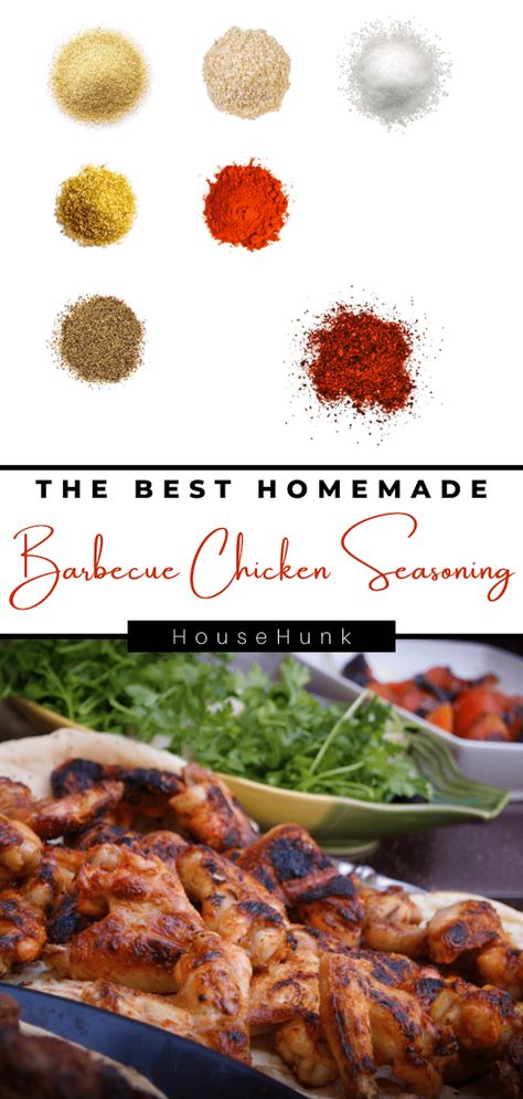 Bbq Chicken Dry Rub, Grilled Chicken Rub, Chicken Rub Recipes, Chicken Seasoning Recipes, Dry Rub For Chicken, Homemade Barbecue, Chicken Rub, Homemade Spice Blends, Drink Inspiration