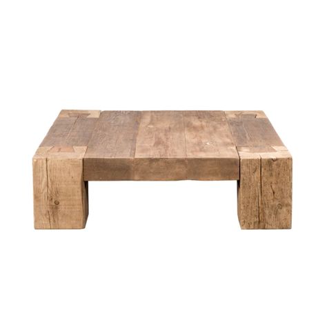 Beam Coffee Table, Wood Square Coffee Table, Wood Coffe Table, Bali Furniture, Timothy Oulton, Luxury Furniture Living Room, Solid Coffee Table, Reclaimed Wood Coffee Table, Square Coffee Table