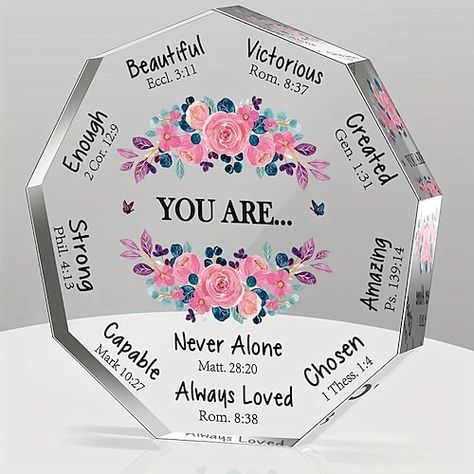 Friends Female, Meaningful Sentences, Gifts For Women Birthday, Women Birthday Gifts, Christian Gifts For Women, Women Birthday, Cheap Gifts, Friends Mom, Catholic Gifts