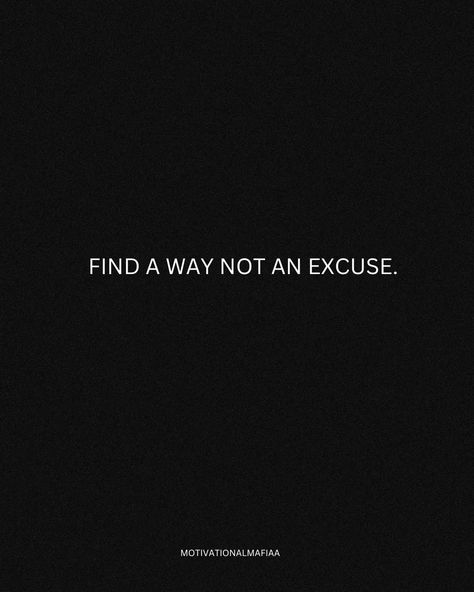 In every challenge, there’s a chance to shine. Let’s choose action over excuses, and craft our own path to triumph. This is how we grow, this is how we succeed—by finding a way, no matter what . . . Follow @motivationalmafiaa for daily motivation 💪 ✨️ . . . #motivation #success #business #bussinessquotes #motivationalquotes #inspiration #entrepreneur No Excuses Aesthetic, Lock In Motivation, Vision Board Book, No More Excuses, Vision Board Pictures, No Excuses, Motivation Success, Self Discipline, To Shine