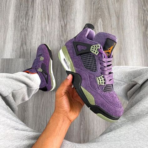 Baskets Jordans, Couple Sneakers, Dream Shoe, Sneaker Website, Air Jordan Iv, Jordan 4s, Buy Jordans, Cheap Jordans, Purple Sneakers