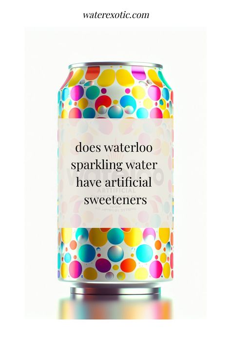 Table of ContentsIntroductionInvestigating the Ingredients: Does Waterloo Sparkling Water Contain Artificial Sweeteners?The Truth about Waterloo Sparkling Water and Artificial SweetenersUnveiling the Facts: Is There Artificial Sweetener in Waterloo Sparkling Water?Waterloo Sparkling Water: A Closer Look Clean Label, Seltzer Water, Carbonated Water, Fizzy Drink, Sugar Substitute, Sweet Drinks, Artificial Sweetener, Flavored Drinks, Sparkling Water