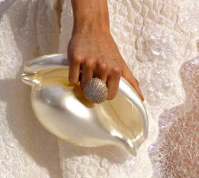 Chanel Couture, Chanel Spring, Conch Shell, Chanel Handbags, Conch, Fashion Handbags, Chanel Bag, Karl Lagerfeld, Evening Bags