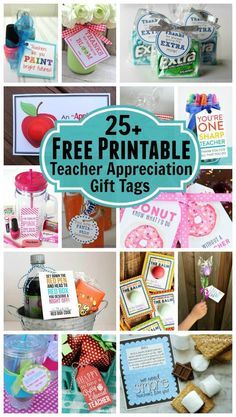 25+ Free Printable Teacher Apprecation Gift Tags Need a last minute teacher appreciation gift? Simple print out one of these free printable gift tags, attach it to a gift and you are good to go! Free Teacher Appreciation Gifts, Free Teacher Appreciation Printables, Teacher Appreciation Gifts Printables, Printable Teacher Appreciation, Teachers Appreciation Week Gifts, Appreciation Gifts Diy, Teacher Appreciation Gifts Diy, Teacher Appreciation Printables, Teacher Gift Tags