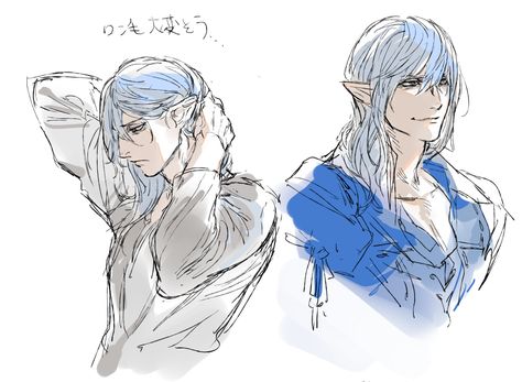 Estinien Ffxiv Estinien, Estinien Wyrmblood, Final Fantasy Artwork, Final Fantasy Art, Fantasy Collection, Fantasy Male, Chibi Drawings, Final Fantasy Xiv, High Fantasy