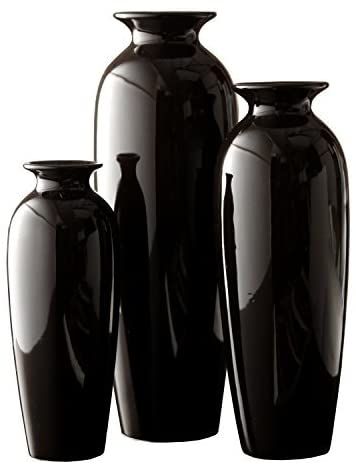 Vase Deco, Vase Noir, Gift For Wedding, Side Coffee Table, Black Vase, Dried Floral, Floor Vase, Table Vases, Vase Set